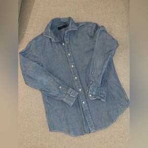 POLO RALPH LAUREN MEN’S DENIM DRESS SHIRT